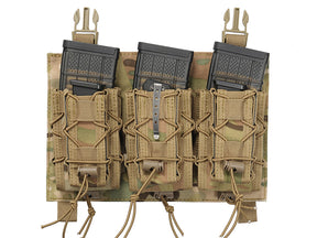 Buckle Up Speed Triple Rifle/Pistol Mag Pouch - Multicamo