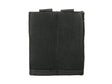 Elastic Double Pistol Magazine Pouch - Black