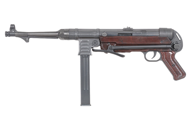 MP40 helmetal AEG maskinpistol Replica - Brown/Oxidized