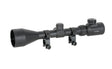 Scope 3-9x50 with high mounting rings