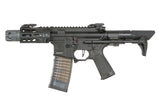 Strike Industries 4" Raider PDW CGS Lightning Serie GBBR Replica - Sort