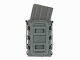 Soft Shell Rifle 5,56 Mag Pouch with MOLLE Clips - Wolf Gray