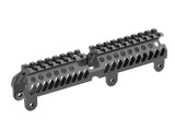 Taktisk russisk AK gas tube cover long - Sort