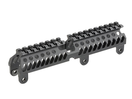 Taktisk russisk AK gas tube cover long - Sort