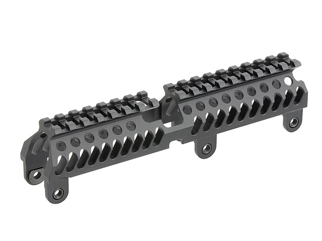 Taktisk russisk AK gas tube cover long - Sort