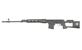SVD Airsoft Bolt Action Sniper Riffel - Sort