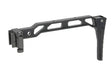 Curved Foldbar Skeleton Kolbe til Picatinny Skinne