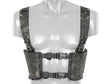 Chest Rig with Two Pouches for 6 AR / AK Magazines, Laser Cut - Multicamo Black