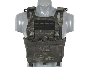 Laser-Cut “Buckle Up" Operator Plate Carrier with AR15/AK Magazine Pouch — MB