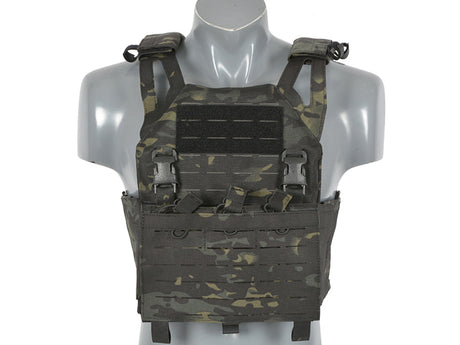 Laser-Cut “Buckle Up" Operator Plate Carrier with AR15/AK Magazine Pouch — MB