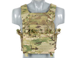 Laser-Cut “Buckle Up" Recon Plate Carrier with AR15/AK Magazine Pouch — Multicamo