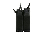 Open top double pistol mag pouch