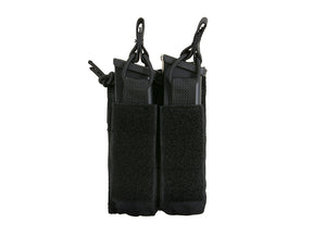 Open top double pistol mag pouch