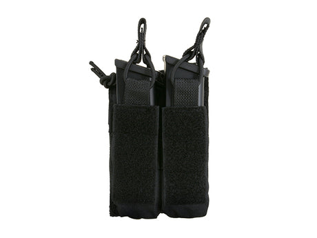 Open top double pistol mag pouch