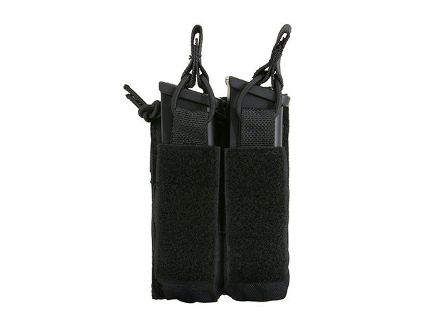 Open top double pistol mag pouch