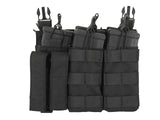 Buckle Up Triple 5.56/Pistol Pouch Panel - BK