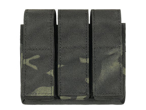 Triple 40MM Grenade Pouch - Multicamo Black
