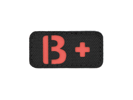 Laser Cut B+ Blood Type Patch