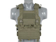 Assault Plate Carrier Vest, Buckle-Up with AR15/AK Magazine Pouch Laser-Cut - Ranger Green