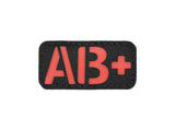 Laser Cut AB+ Blood Type Patch