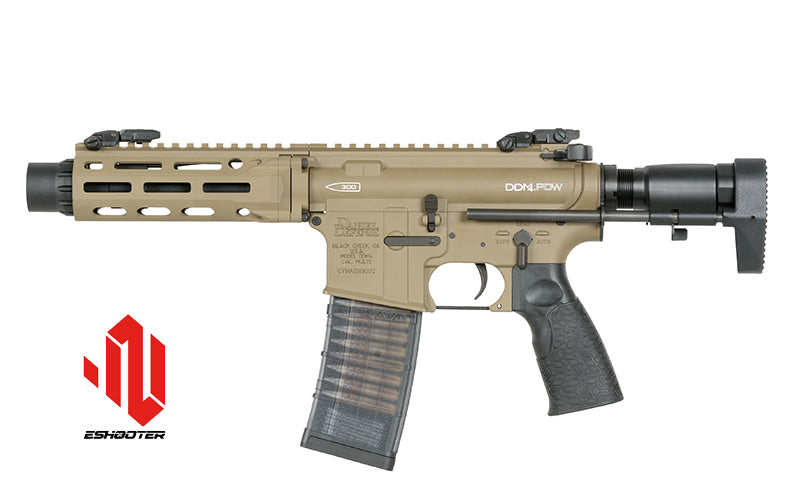 Daniel Defense DDM4 PDW SBR ESHOOTER ETU Replica - FDE