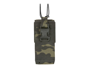 Open-Top Laser Cut Radio Pouch - Multicamo Black