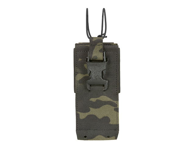 Open-Top Laser Cut Radio Pouch - Multicamo Black