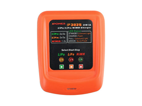Oplader IP3025 - LiPo/LiFe/NiMH 25W/3A