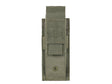 Single pistol magazine pouch with flap - Ranger Green
