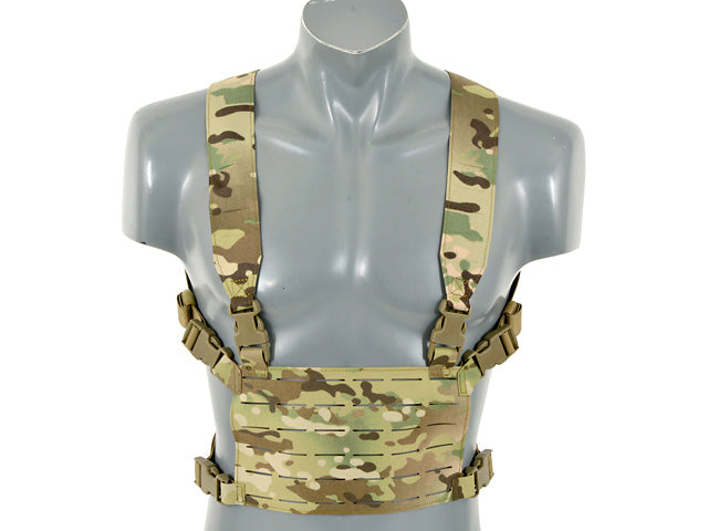 Lightweight Laser-Cut Chest Rig - Multicamo