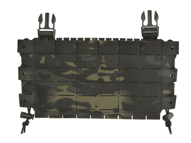 Buckle-up COMPACT Panel - insert for 3 magazines, MOLLE Laser Cut - Multicam Black