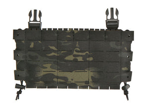 Buckle-up COMPACT Panel - insert for 3 magazines, MOLLE Laser Cut - Multicam Black