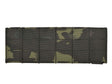 MOLLE Panel 6x3 for chest rig harness LASER CUT - Multicamo Black