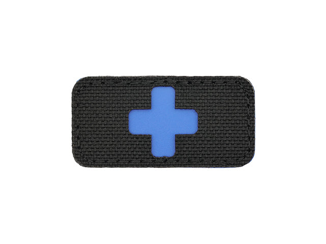 Laser Cut Medic Cross Patch - Blue