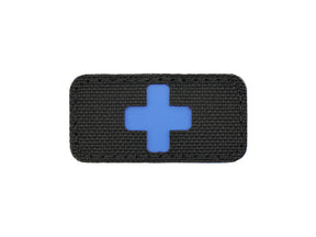 Laser Cut Medic Cross Patch - Blue