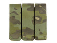 Triple Laser-Cut Pistol Magazine Pouch with Flap - MT