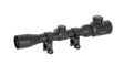 Scope 3-9x32E with high mounting rings
