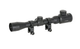 Scope 3-9x32E with high mounting rings