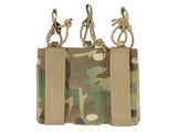 Triple Elastic Pistol Magazine Pouch Laser-cut - Multicamo