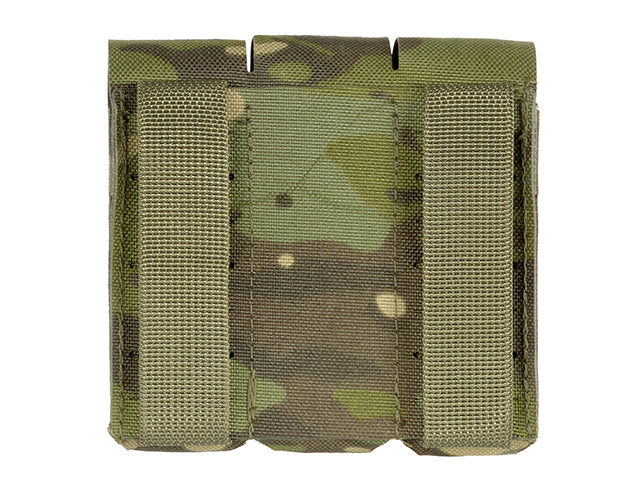 Triple Laser-Cut Pistol Magazine Pouch with Flap - MT