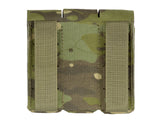 Triple Laser-Cut Pistol Magazine Pouch with Flap - MT