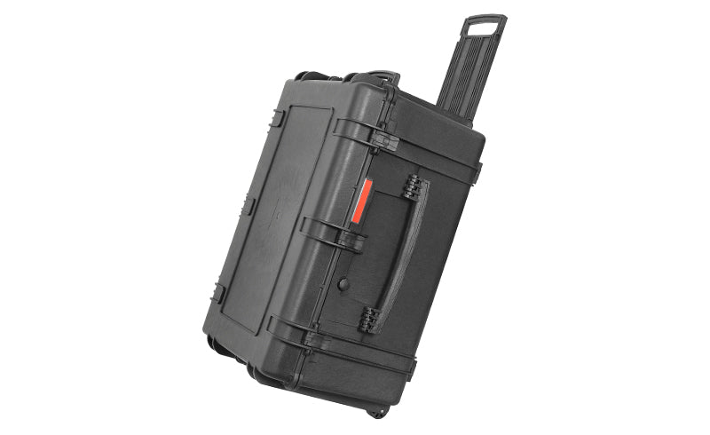 Suitcase-style transport case for firearms