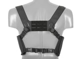 Chest Rig with Two Pouches for 6 AR / AK Magazines, Laser Cut