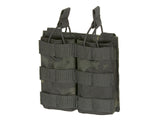 Modular Open Top Double MAG Pouch For 5.56 - Multicamo Black