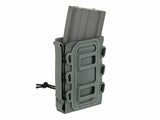 Soft Shell Rifle 5,56 Mag Pouch with MOLLE Clips - Wolf Gray