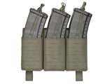 Laser-Cut Buckle Up Panel for 6 AR15 / AK Magazines - Ranger Green