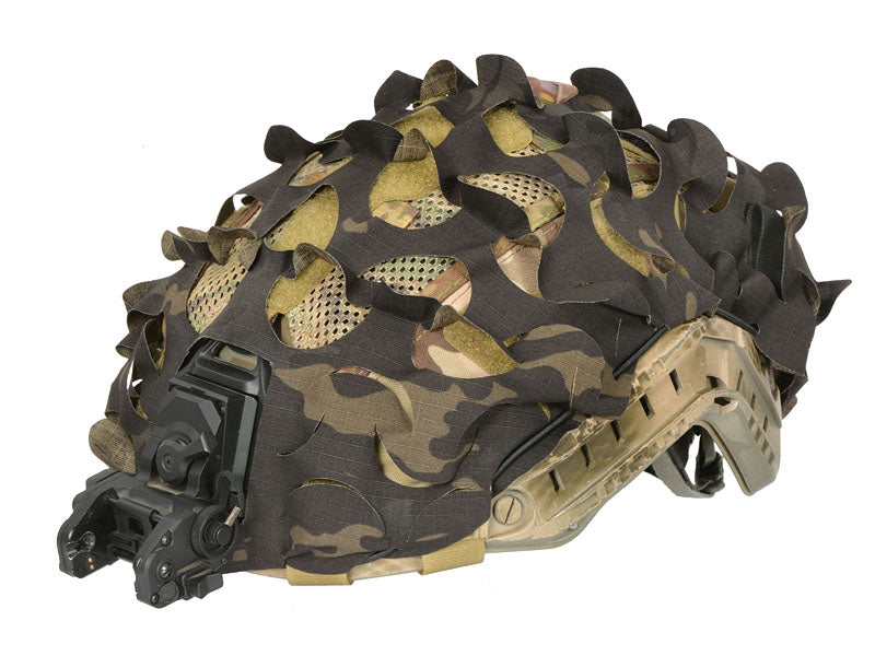 3D Laser-Cut Camouflage Cover for High-Cut Helmet - MB