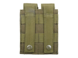 Double pouch for pistol magazines