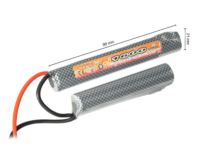 Batteri NiMH 1600mAh 8,4V - mini SF type