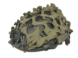 3D Laser-Cut Camouflage Cover for High-Cut Helmet